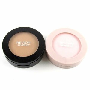 レブロン フェイスパウダー 2点セット 104MEDIUM/105BABYPINK 未使用 まとめて コスメ レディース Revlon