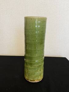 【在銘】陶器製 花器 管理NO149 フラワーベース 花瓶 華道 華展 花展 いけばな 生け花