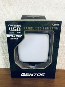 送料無料◆ジェントス GENTOS パネルLEDランタン PL-200R 新品