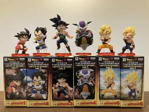 開封品【究極激激激激激激激レア】ドラゴンボールZ ワールドコレクタブルフィギュア 〜BATTLE OF SA IYANS〜vol.1 全6種セット