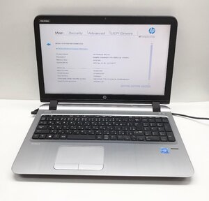 NT: HP Probook 450　G3 　Celelon 3855U 1.60GHz /メモリ：4GB/HDD:500GB/DVD ROM/ノートパソコン