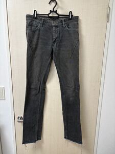 ナンバーナイン　NUMBER (N)INE デニムパンツ JEANS ジーンズ デニム　後染め　サイズ4