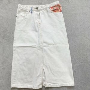 【Calvin klein Jeans】 (26) 無地 花柄 スカート タイト