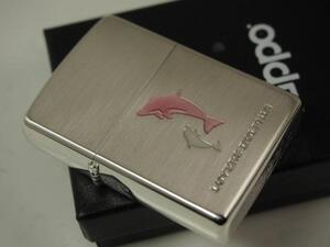 Zippo イルカ　 Lovers Dolphin シルバー桃エポ ピンク 新品