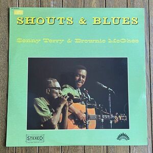 ソニー・テリー＆ブラウニー・マギー◆SONNY TERRY & BROWNIE McGHEE - SHOUTS & BLUES フランス盤