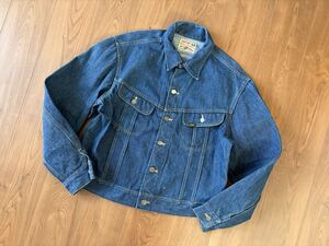 美品◎ 80s Lee 220 デニムジャケット USA製 ビッグサイズ ビンテージ ☆ 40s 50s levis 501 505 70505 506 101j 101z 91-j 91-b gジャン 