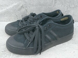 ◇ adidas アディダス NIZZA ニッツァ BZ0495 スニーカー シューズ 23ｃｍ ブラック *