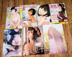 ♥篠田麻里子 写真集 雑誌　下敷き　ヤンマガ　　　フルセット AKB48