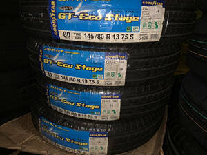 未使用　処分　グッドイヤー GT-Eco Stage GT-Eco Stage　145/80R13　4本価格