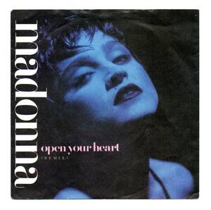 Madonna - Open Your Heart (Remix) / Lucky Star (UK 7inch) Sire W8480