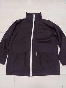 THE SMOCK SHOP フィッシャーマンジャケット Sサイズ ブラック イギリス製 ジップアップ 古着 ヴィンテージ 