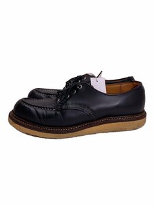 RED WING◆Classic Oxford/履きジワ・ソール減り有/ヨゴレ有/25.5cm/BLK/8106//