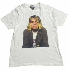 希少サイズ HYSTERIC GLAMOUR KURT COBAIN ヒステリックグラマー カートコバーン フォトプリント Tシャツ 白 L