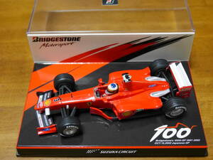 送料込み 1/43 ミニチャンプス フェラーリ F399 M.シューマッハ 2002 ブリジストン100戦記念パッケージ 激レア！