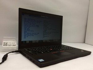 ジャンク/ LENOVO 20HMA1G5JP ThinkPad X270 Intel Core i3-7100U メモリ4.1GB NVME256.06GB 【G21392】