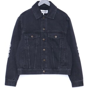 LOEWE アナグラム ジャケット デニム サイズ44 ブラック H526Y50W26 ロエベ gジャン anagram denim jacket