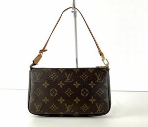 【ST104】 LOUIS VUITTON ルイヴィトン モノグラム アクセソワール SL1020 ハンドバック ポーチ ポシェット 小物入れ ブラウン系レディース