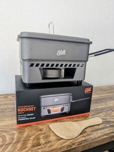 全自動炊飯 esbit 1100ml クッカー & VARGO チタニウム ストーブ セット キャンプ