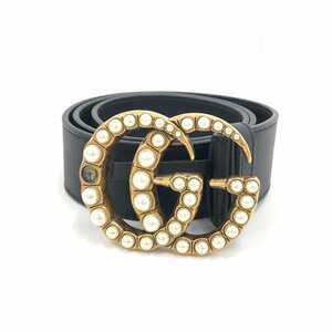 GUCCI グッチ GGマーモント レザー ベルト 453260【CGAY3028】