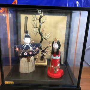 曙峰雛 敷板 雛人形 親王飾り 内裏雛 平飾り 三月飾り 日本人形 置物