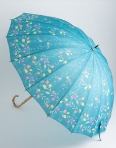 みすゞうた　長傘　(4)　淡雪エメグリーン　晴雨兼用　日傘　雨傘　送料無料