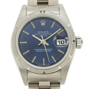 【本物保証】 希少 レア 箱付新品同様 ロレックス ROLEX オイスターパーペチュアルデイト 79190 A番 1999~2000年頃 エンジンターンドベゼル