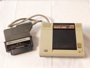 Y315★Logitec/QDM-01/QUICK DISK/MSX /KANTO DENSHI /YAMAHA SINGLE CARTRIDGE ADAPTER CA-01/クイックディスク/未確認/送料590円〜