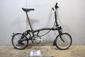 ■brompton C Line Explore Mid Bar M6L RAWカラー 16インチ 折畳ミニベロ 2X3S 2022年モデル 超美品