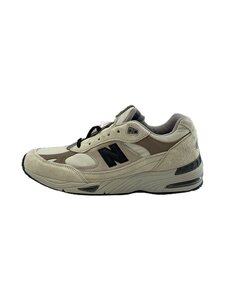 NEW BALANCE◆M991/グレー/UK8.5/ブラウン/スウェード