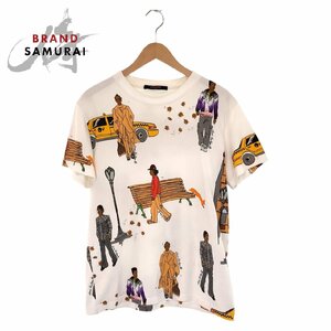 美品 ルイヴィトン ニューウォーカーズ ヴァージル アブロー サイズS マルチカラー RM192 クルーネック 半袖Tシャツ カットソー 402238