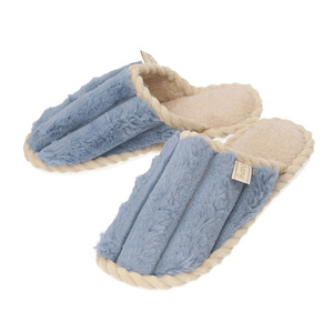 ☆ ブルー ☆ 42-43(25.5-26cm) ☆ ルームシューズ ふわふわ スリッパ pmyslipper1109 ルームシューズ あったか スリッパ