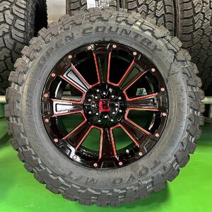 150プラド サーフ ハイラックス 人気 タイヤホイールセット DeathRock トーヨー オープンカントリーMT 265/65R17 265/70R17 17インチ