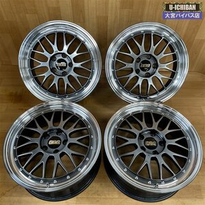 BBS LM LM080 18インチ 8.0J +40 5H 114.3 ホイールのみ 4本セット DB-BKBD クラウン GRヤリス カムリ など 004