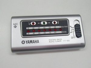 ＃64909 【中古現状品】 YAMAHA ヤマハ ギターチューナー YT-100 通電ランプ○ 動作未確認