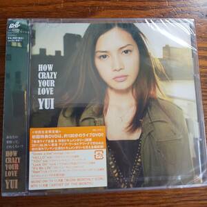 YUI/HOW CRAZY YOUR LOVE 初回生産限定盤CD＋DVD SRCL-7770-1 新品未開封送料込み