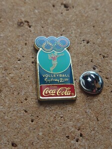 【匿名送ヤマト】コカ・コーラ Coca-Cola Coke ピンバッジ ピンズ ピンバッチ PINS グッズ シドニーオリンピック バレーボール