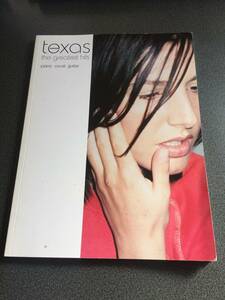 ♪♪texas the greatest hits　/楽譜 ピアノ・ギターコード・ヴォーカル♪♪