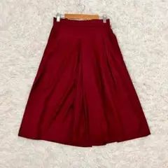 【ユニバーバルミューズ】キュロットパンツ ワイド フレア ミディ丈 TC9