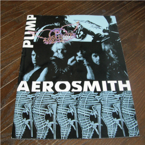 【古本】エアロスミス / ツアーパンフ / PUMP THE JAPAN / 1990年 / AEROSMITH /