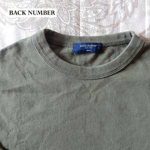 Backnumber メンズ長袖Tシャツ カーキ M