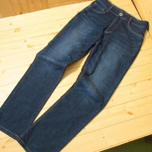 ◎良品！EDWIN JERGEYS エドウィン ジャージーズ◆接触冷感 涼感 デニムパンツ ストレッチ 春夏用◆メンズ ブルー Mサイズ◆PA1051