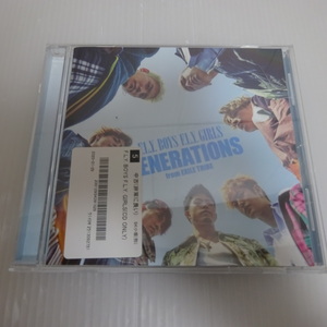 未使用に近い GENERATIONS from EXILE TRIBE F.L.Y. BOYS F.L.Y. GIRLS CD 