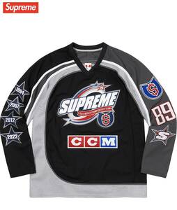 Supreme CCM All Stars Hockey Jersey シュプリーム オールスター ホッケー シャツ ジャージ アイスホッケー ブラック 新品未使用