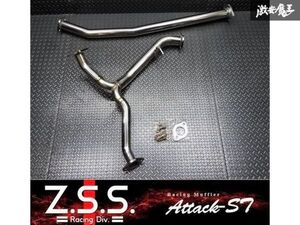 ☆Z.S.S. Attack-ST VN5 レヴォーグ CB18 ストレート 直管 センターパイプ マフラー 中間 パイプ オールステンレス 競技用 即納 ZSS