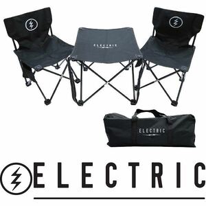 【新品】22 ELECTRIC TABLE AND CHAIR SET - BLACK 正規品 アウトドア キャンプ テーブル 椅子