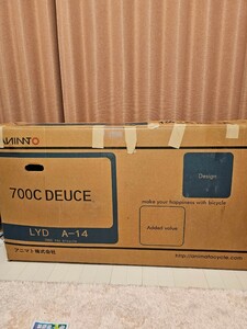 ANIMATO DEUCE 700C　ロードバイク　展示品　箱に穴あり　手渡しOK