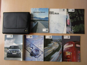 ★a4859★BMW　5シリーズ　E60　E61　iDrive　525i　530i　530xi　540i　550i　NU30　説明書　2007年／ナビ　説明書／ケース　他★