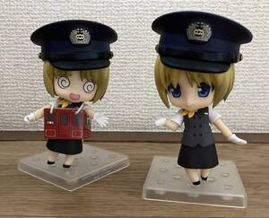 グッドスマイルカンパニー ねんどろいど 釜石まな 鉄道むすめ 2体 箱無し 中古品