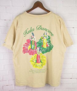 ST11621 東洋 SUNSURF サンサーフ Tシャツ フラガール ベージュ系（クリックポスト可）