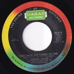 Tyrone Davis - Turn Back The Hands Of Time / I Keep Coming Back (A) SF-K405